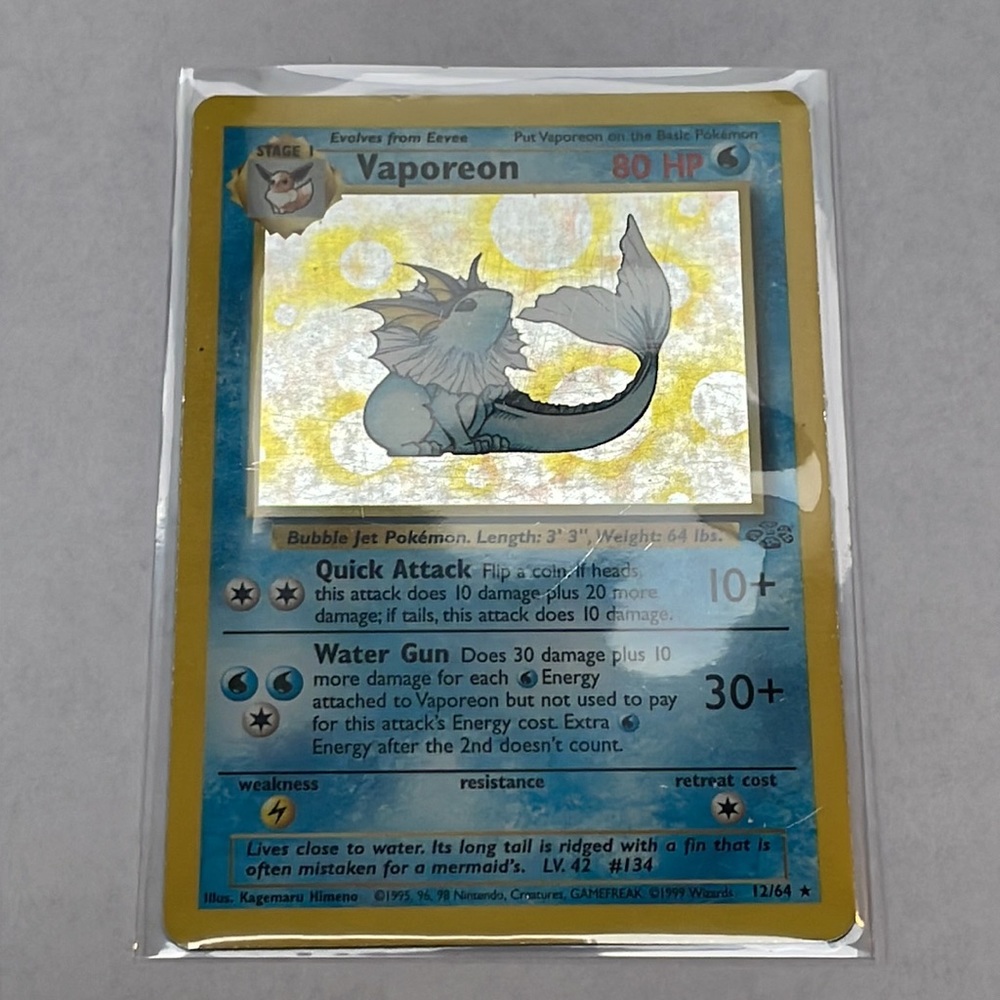 Vaporeon #12 Pokemon Jungle